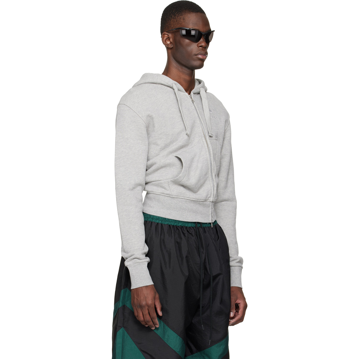  Vaquera Gray Twisted Hoodie 