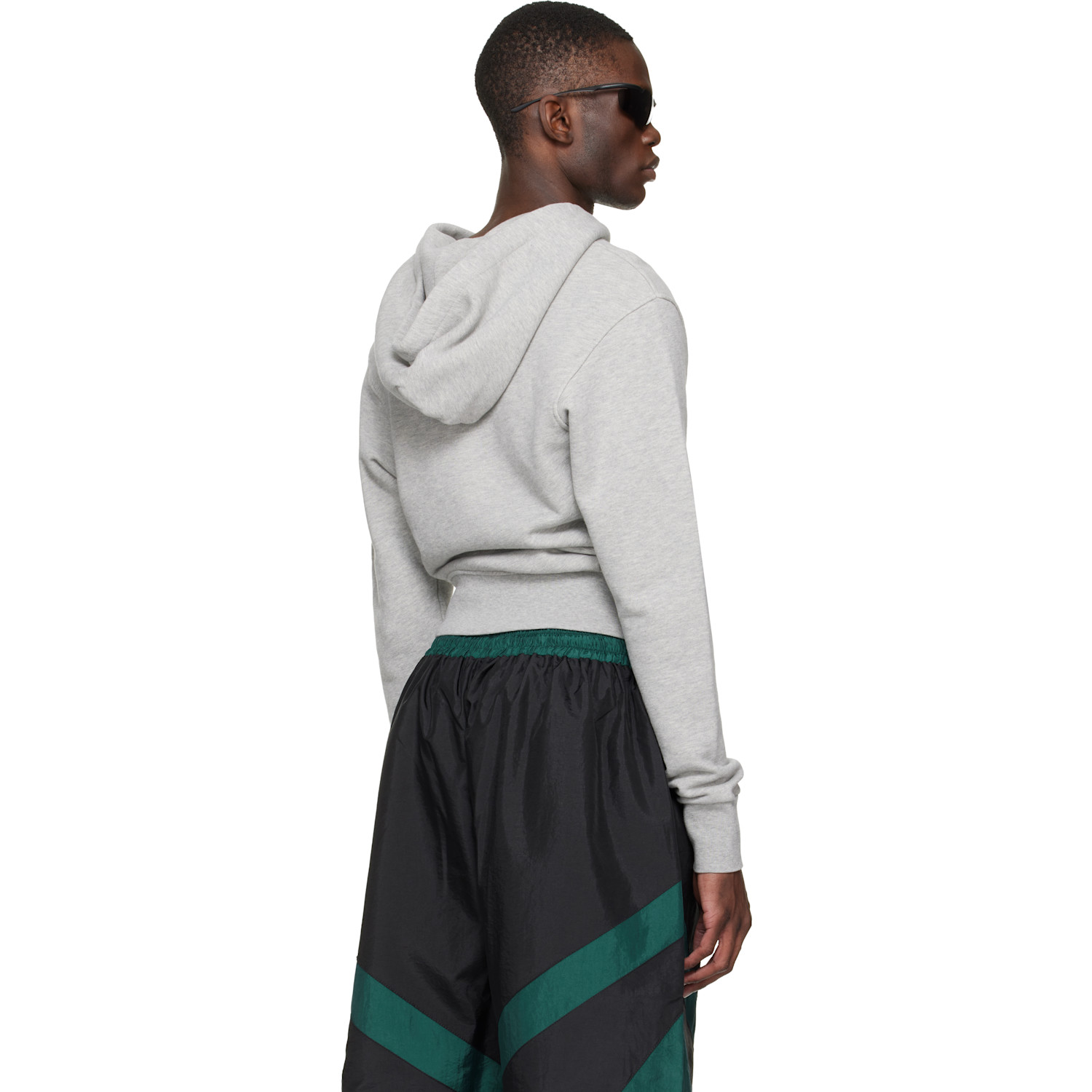  Vaquera Gray Twisted Hoodie 