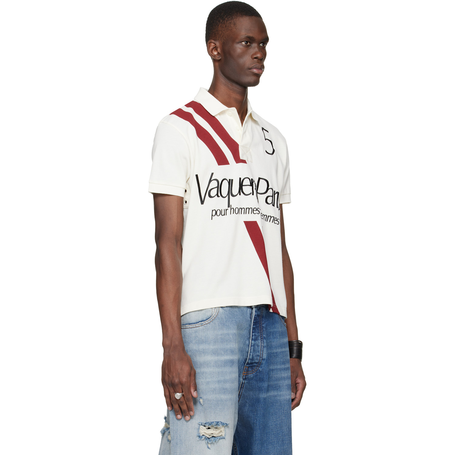  Vaquera Off-white 'vaquera' Polo 