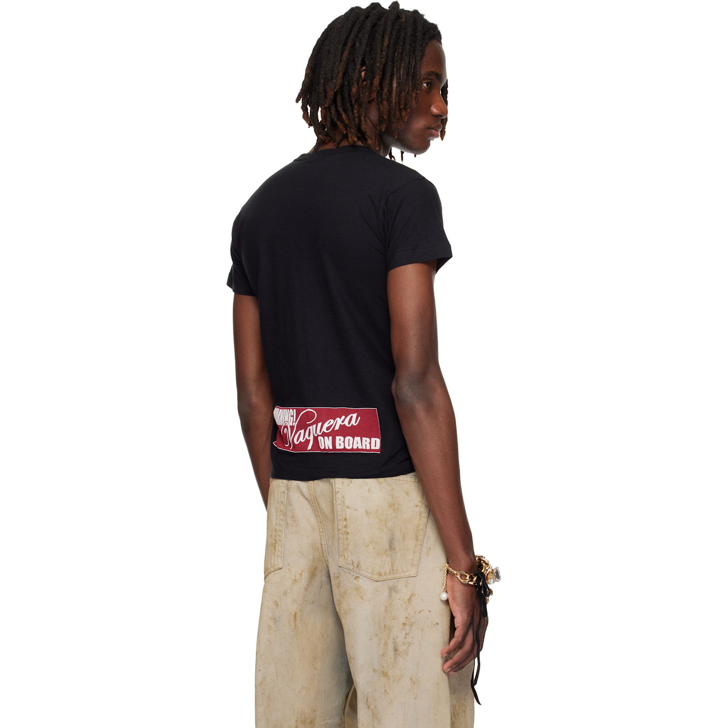  Vaquera Black Bumper Sticker T-shirt 