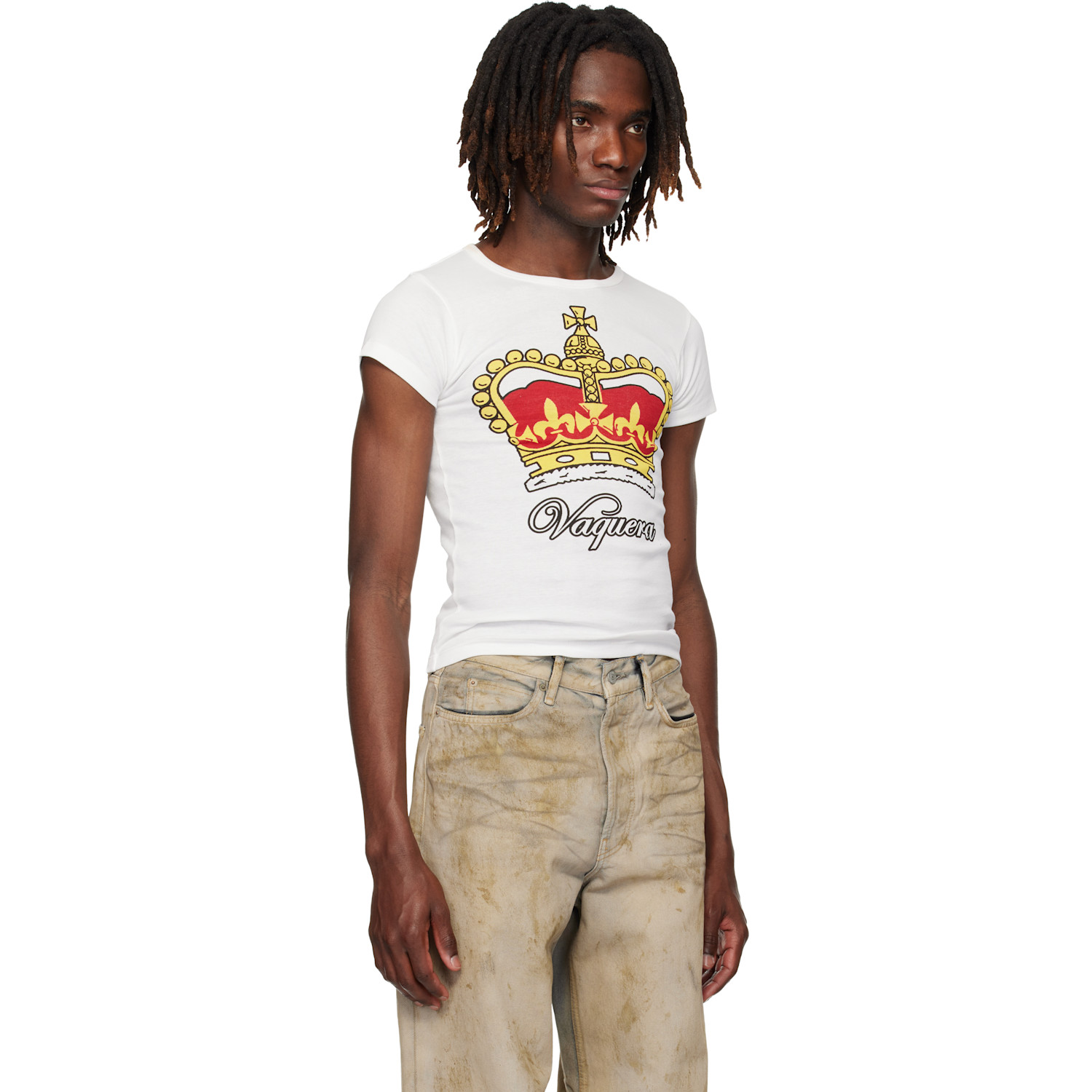  Vaquera White Crown Baby T-shirt 