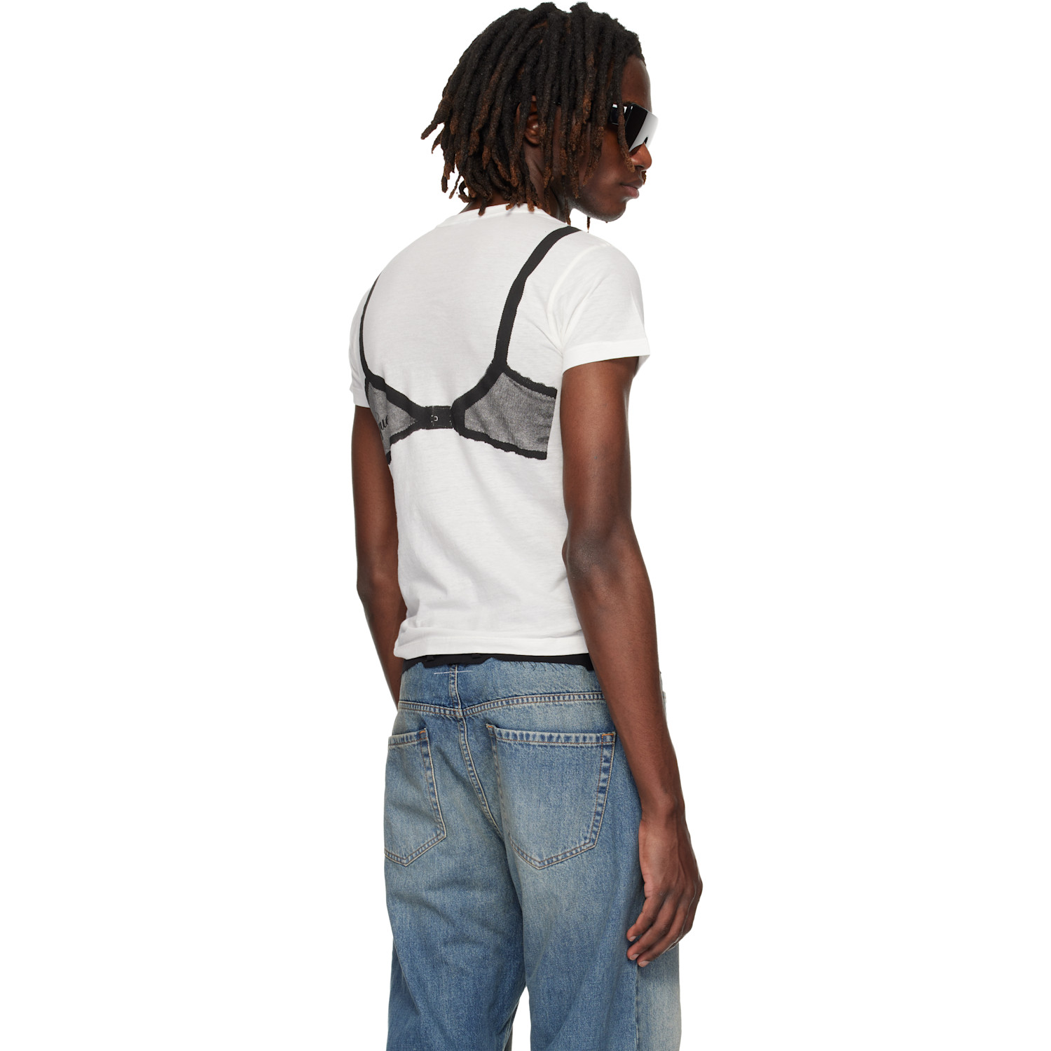  Vaquera Off-white Bra T-shirt 