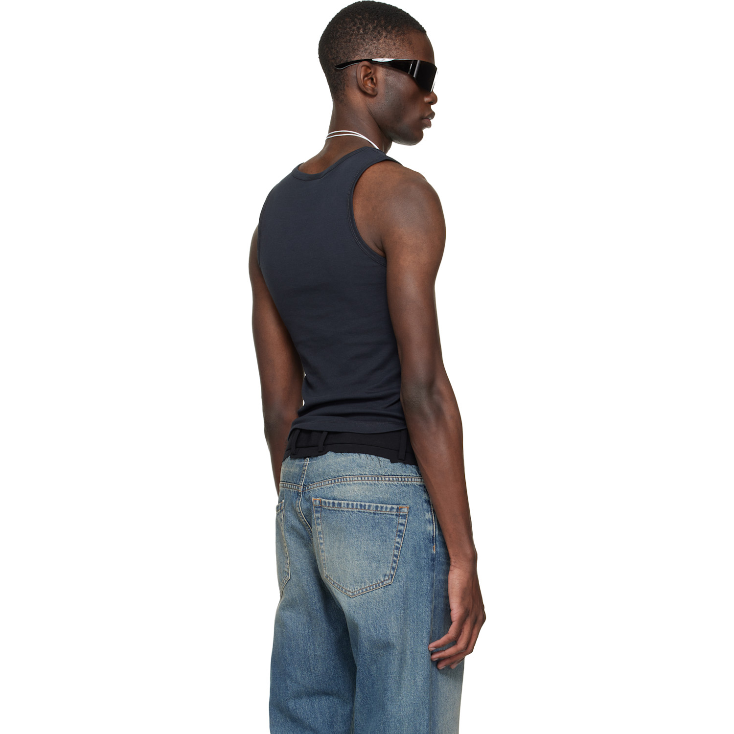  Vaquera Black 'versatile Beauty' Tank Top 