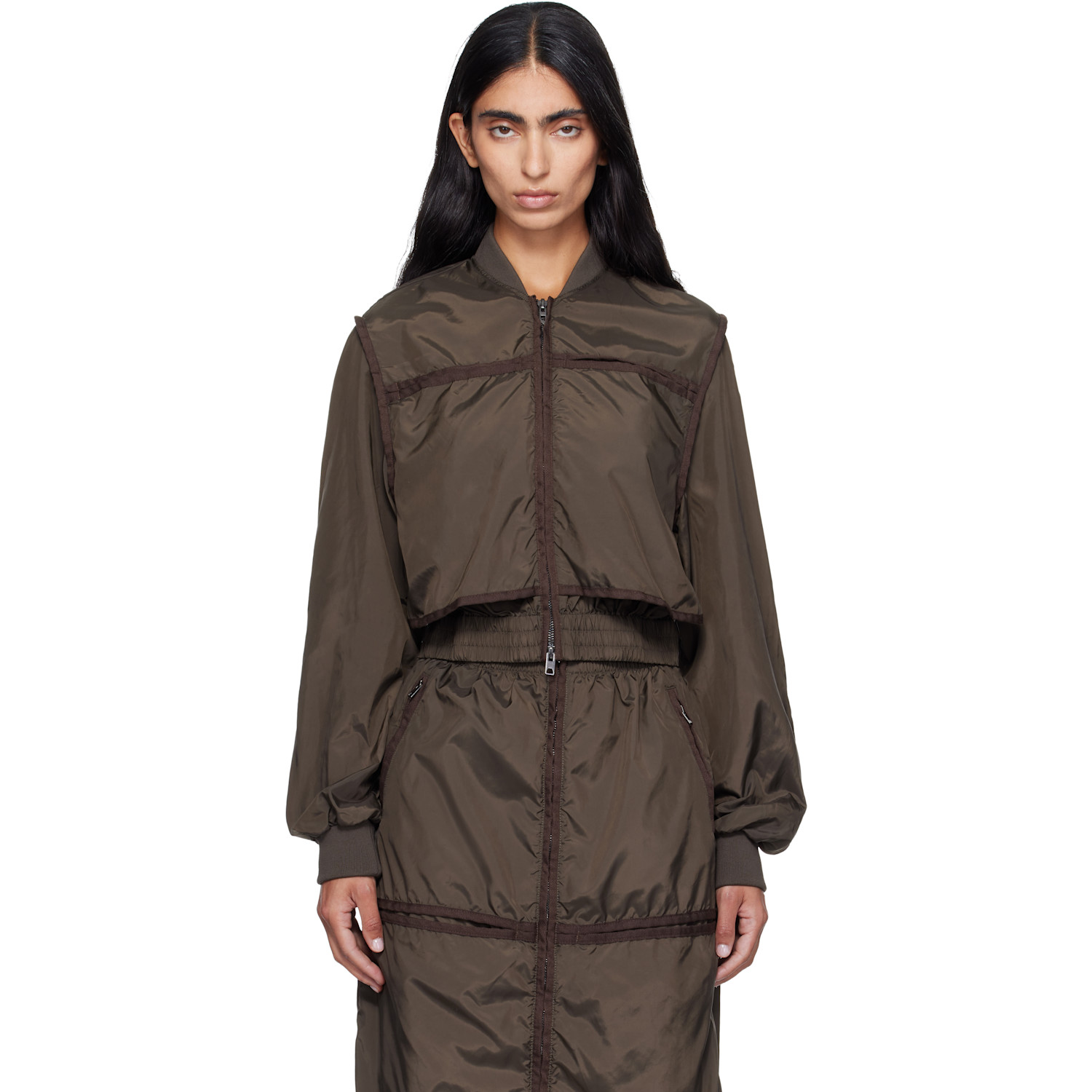 Diesel Khaki Tonal Taping Jacket