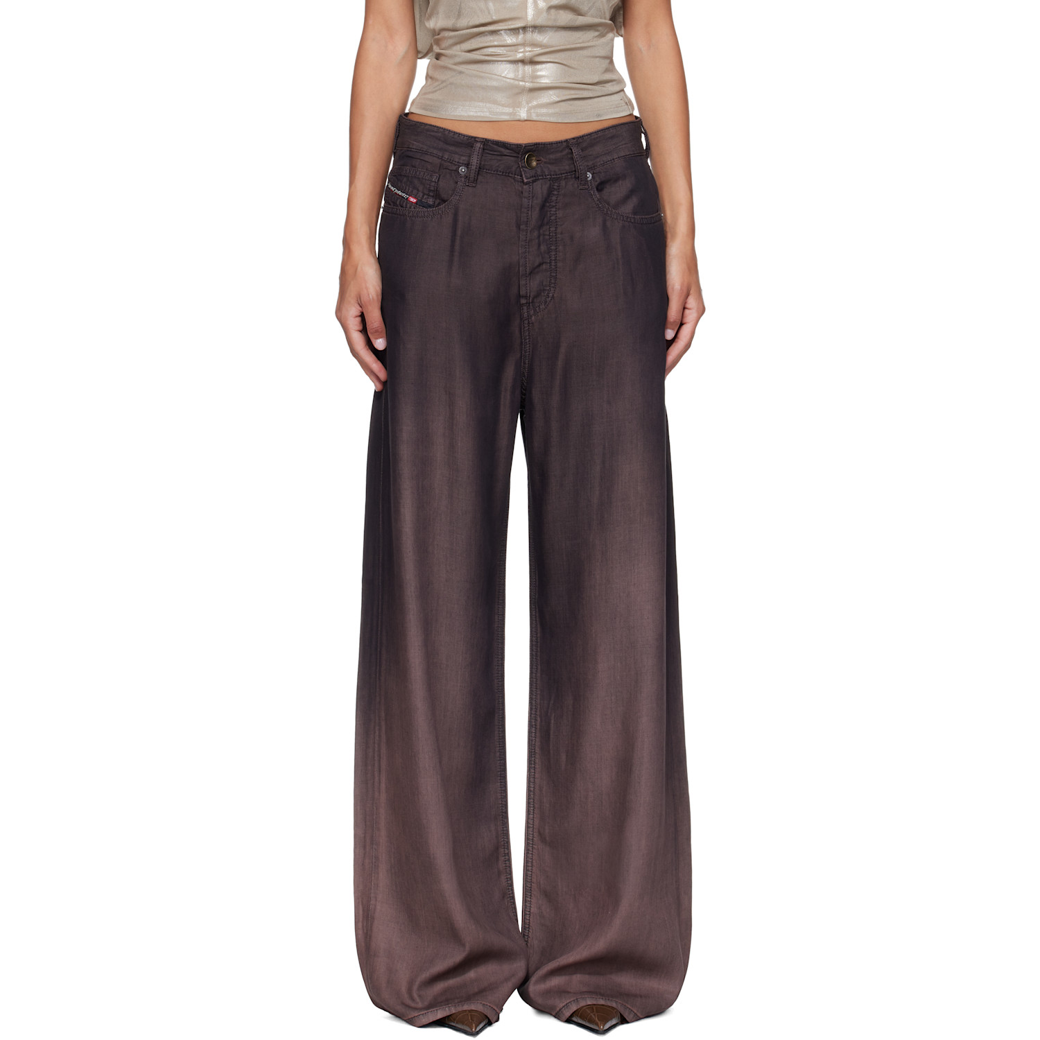 Diesel Brown Relaxed Low Waist 1996 D-Sire Jeans