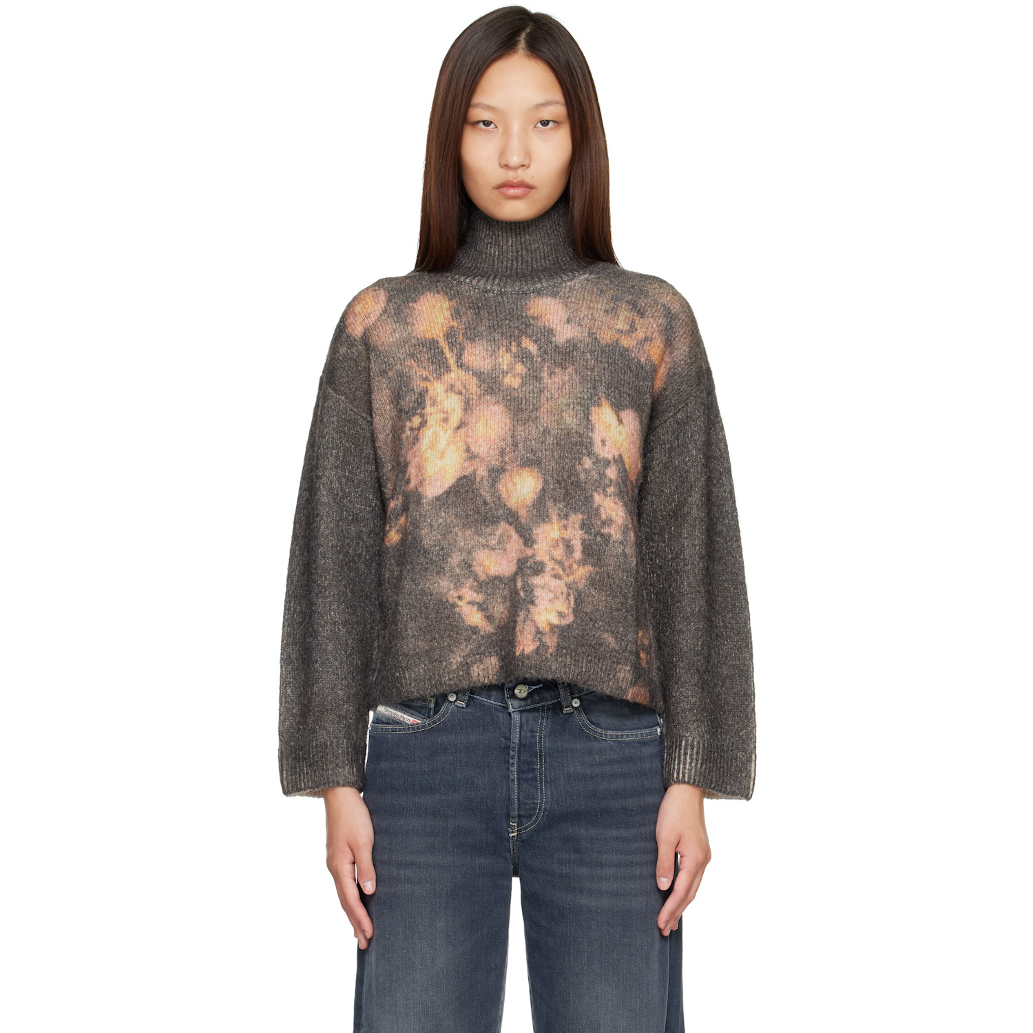 Diesel Gray M-Ciura Turtleneck