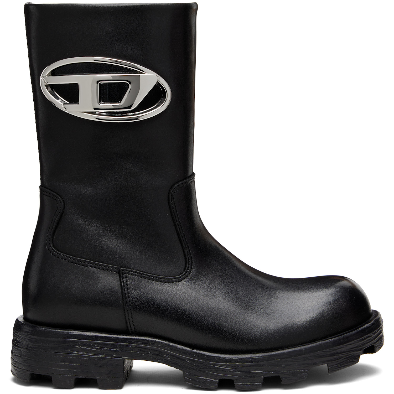 Diesel Black D-Hammer Ankle Boots