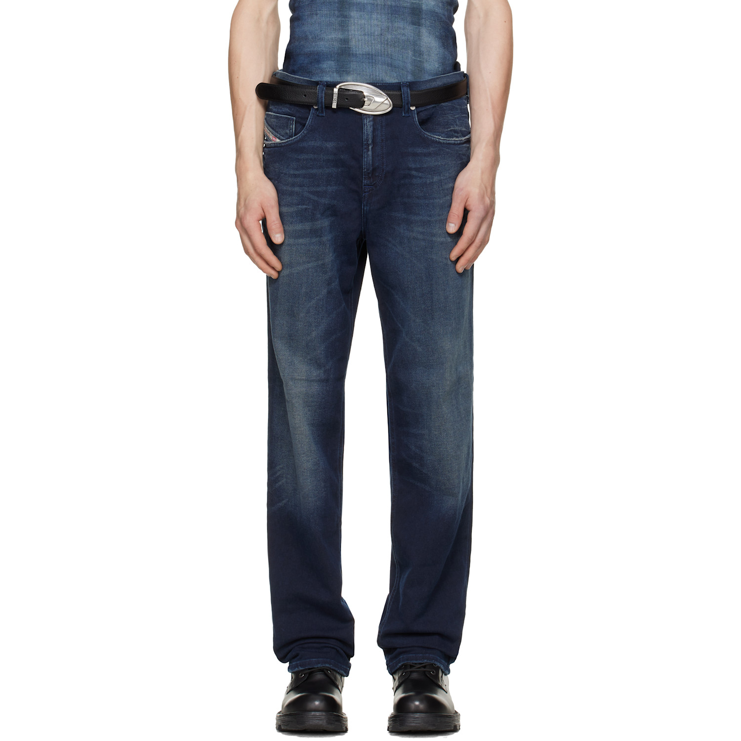 Diesel Blue Regular Regular Waist 2090 D-Veekley Jogg Jeans