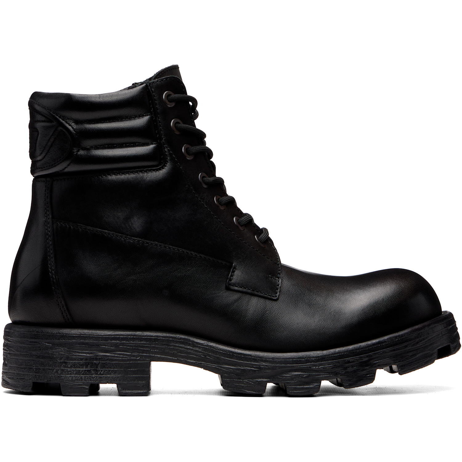 Diesel Black D-Hammer Combat Boots