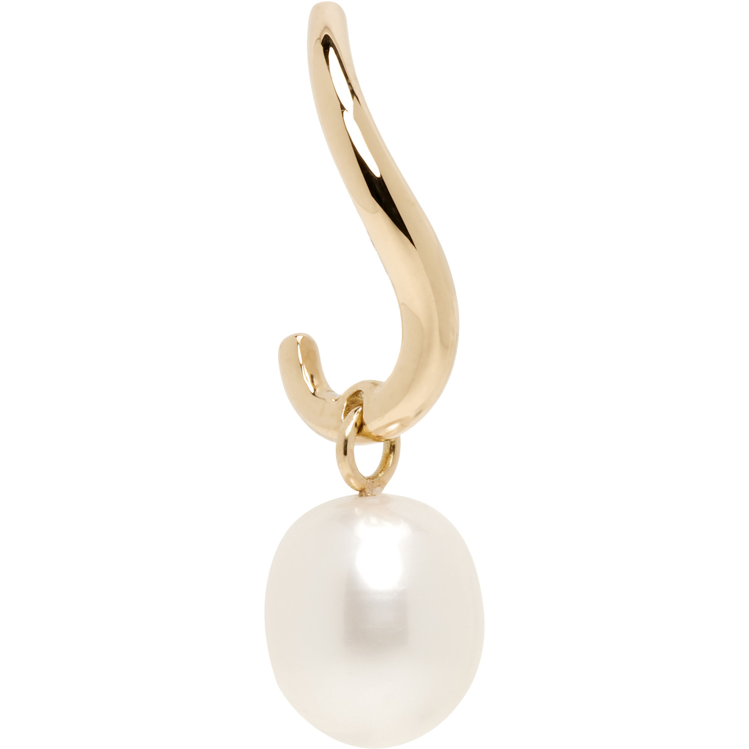 C.Chesnais Wave Pearl Single Earring