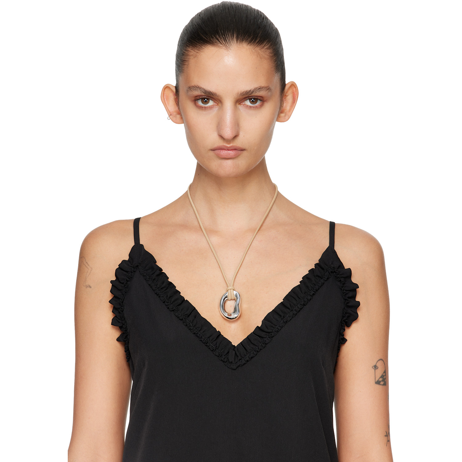  C.chesnais Shima Pendant Necklace 