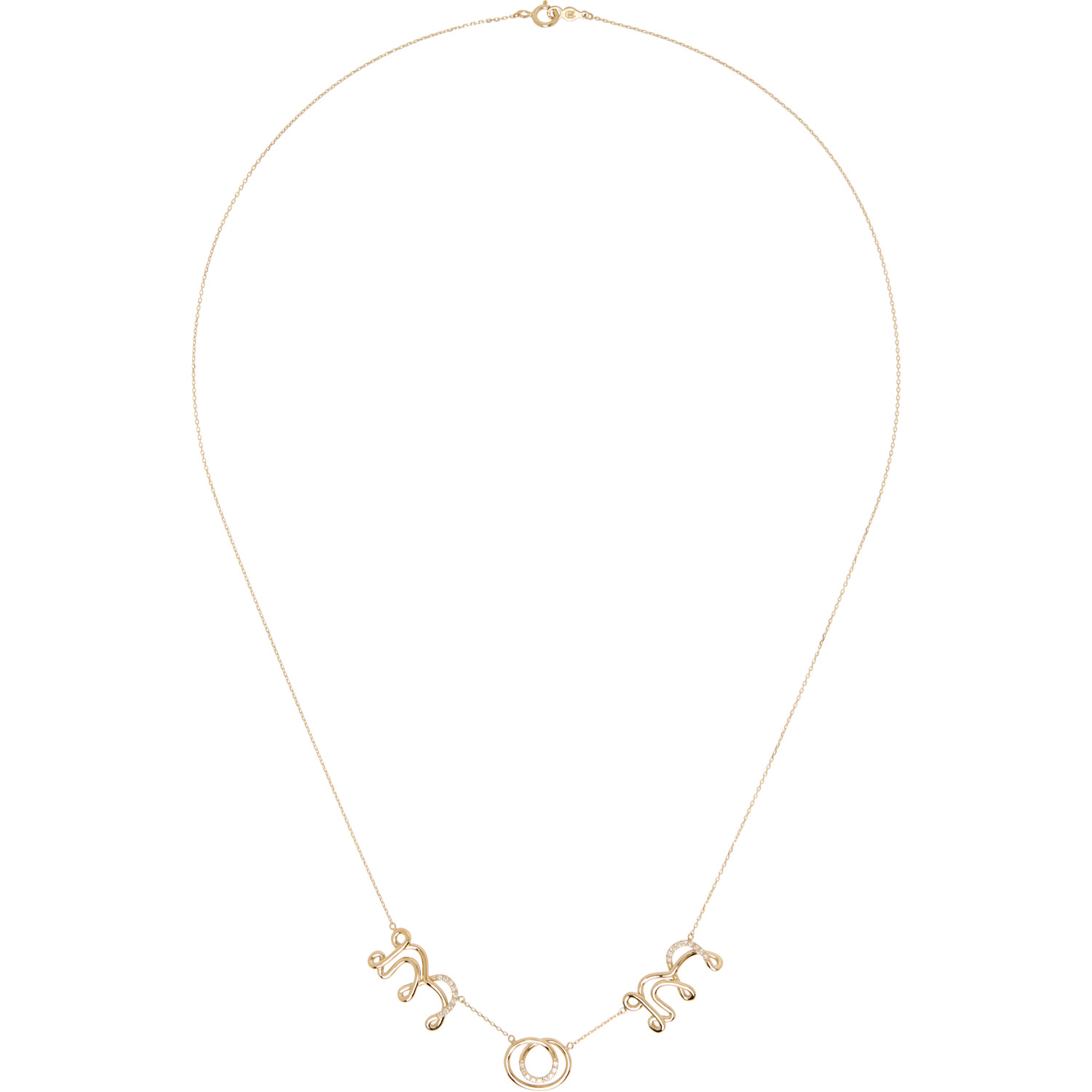 C.Chesnais Alphajoaillerie 'MOM' Necklace