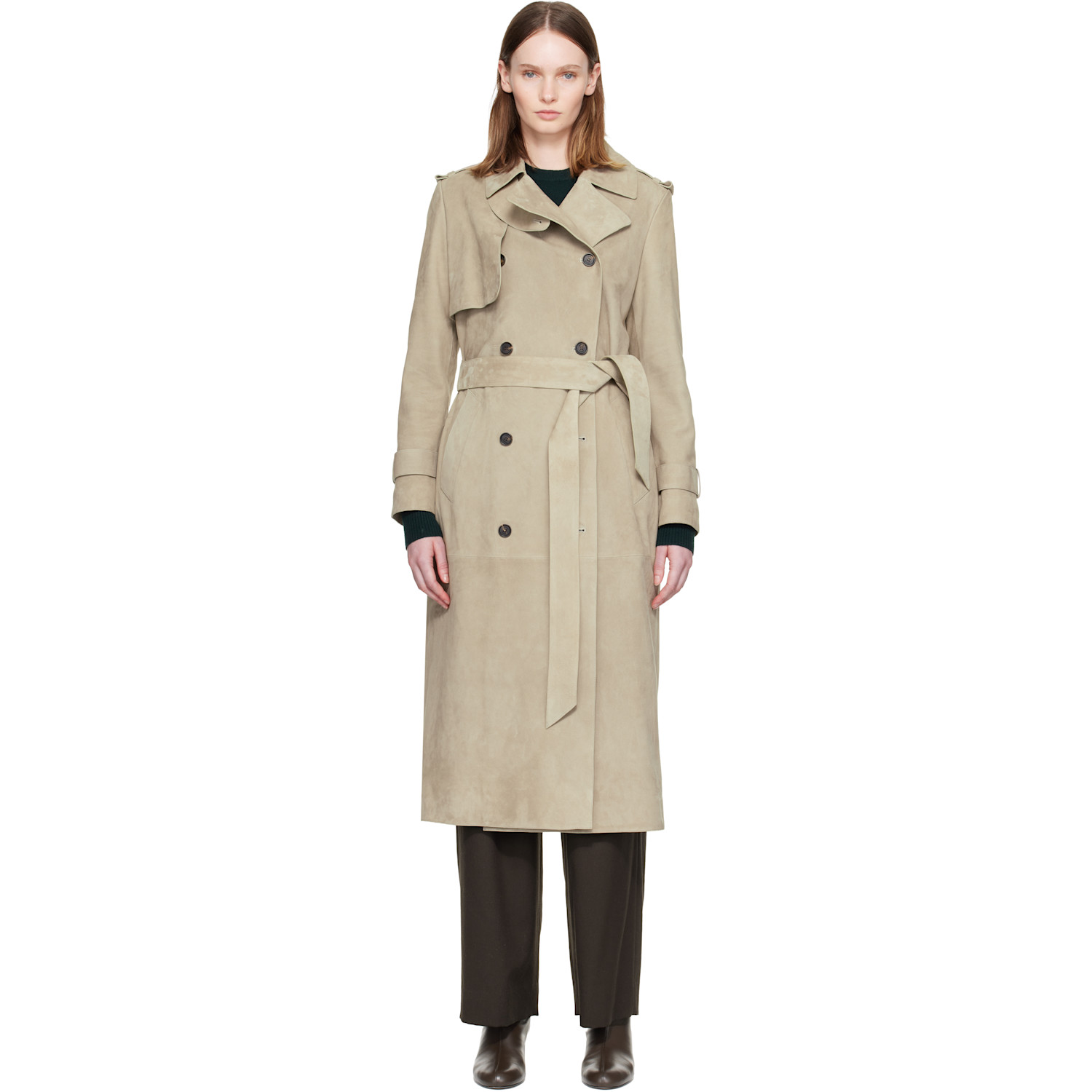 MACKAGE Taupe GAEL-SU Trench Coat