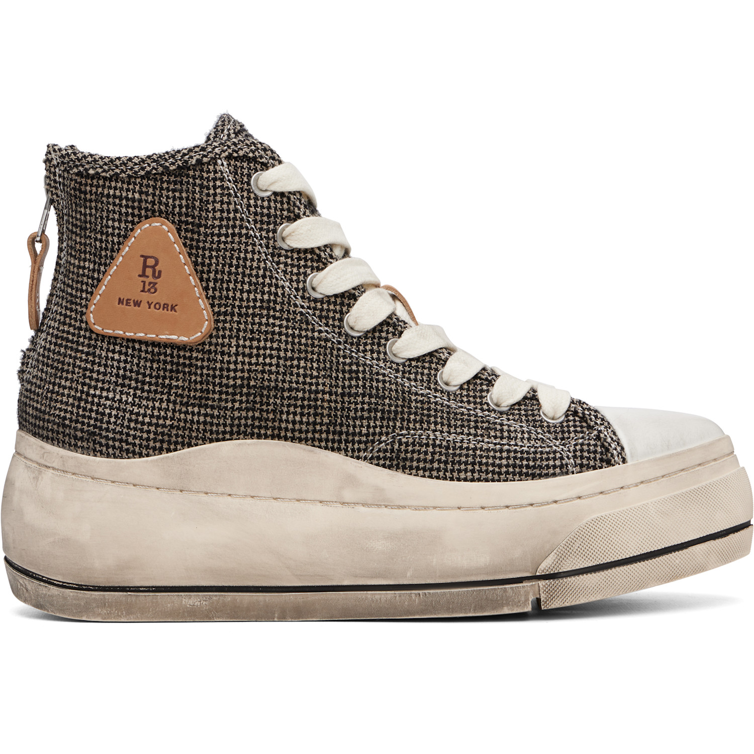 R13 Khaki Kurt High Top Sneakers