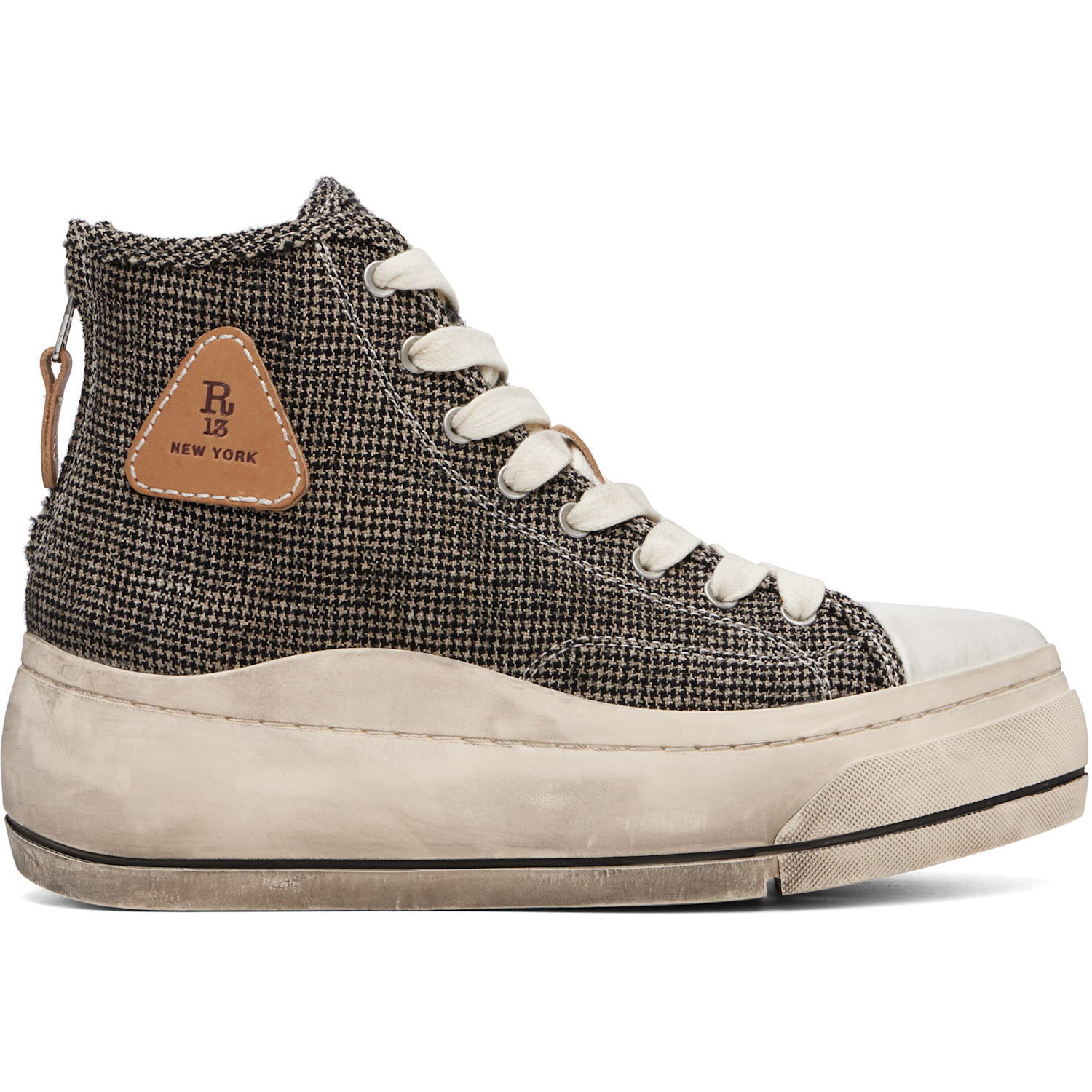 R13 Khaki Kurt High Top Sneakers