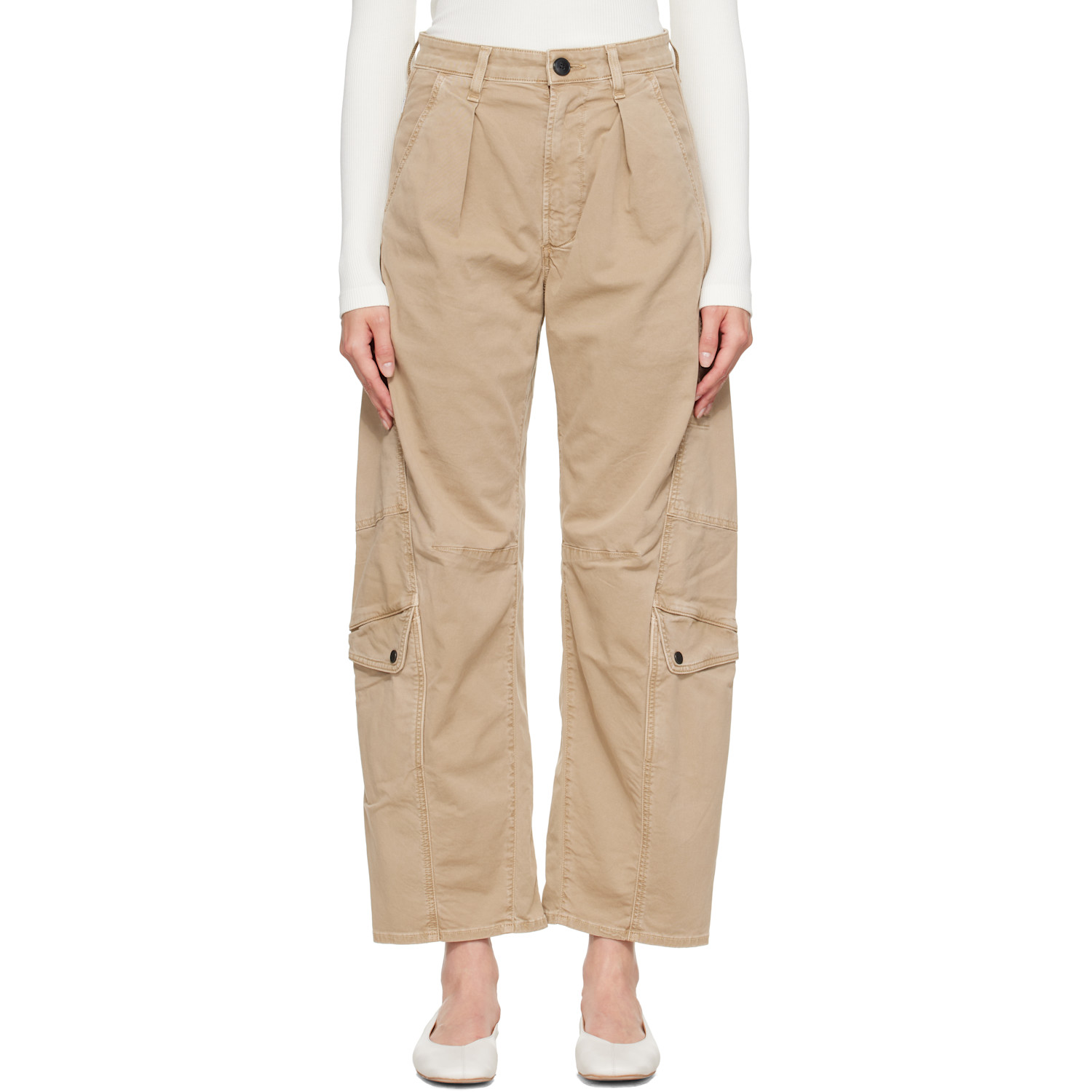 Citizens of Humanity Beige Flight Trousers