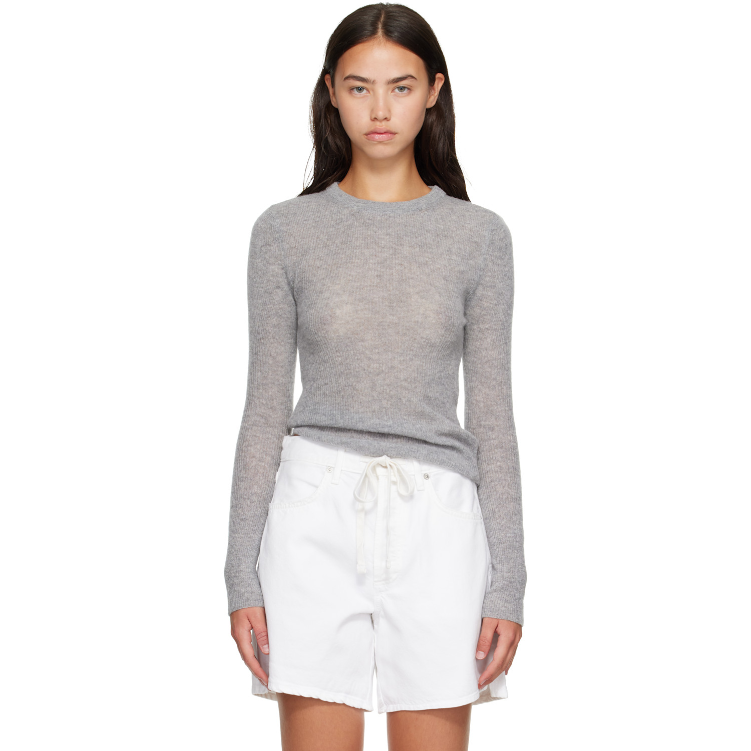 Citizens of Humanity Gray Alessia Crewneck Sweater