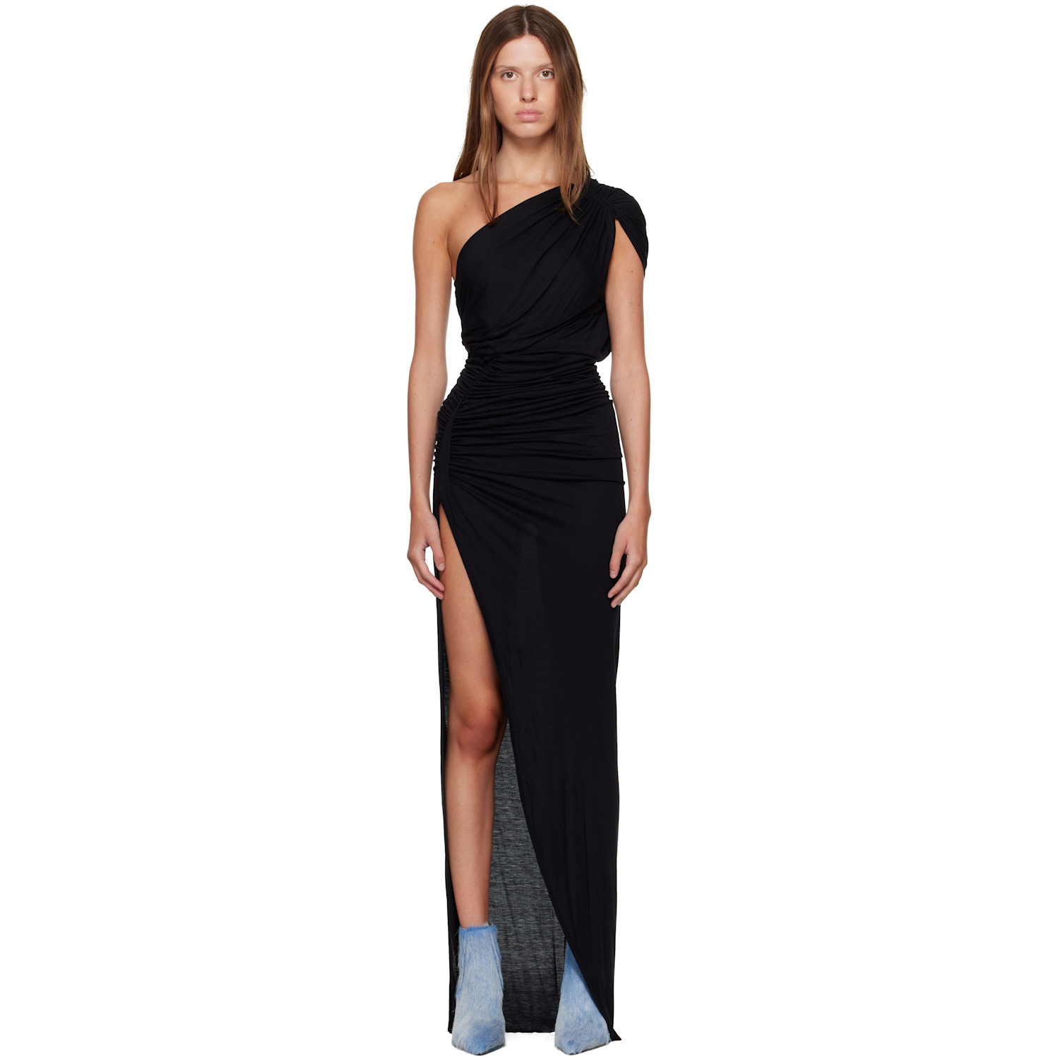 Rick Owens Lilies Black Tower Avra Maxi Dress
