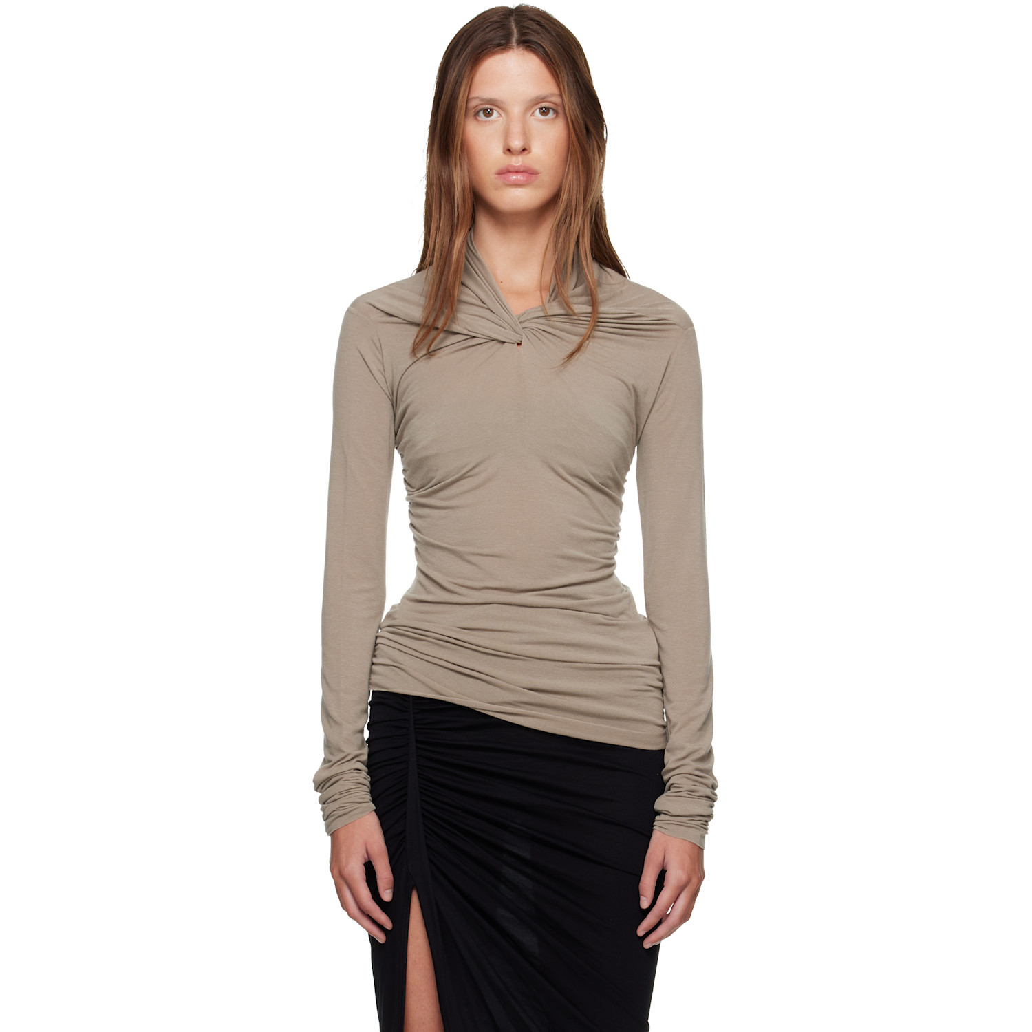 Rick Owens Lilies Gray Tower Kairo LS T-shirt