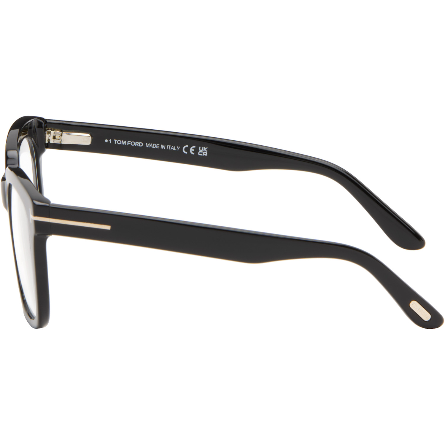  Tom Ford Black Icon Block Square Blue Light Glasses 