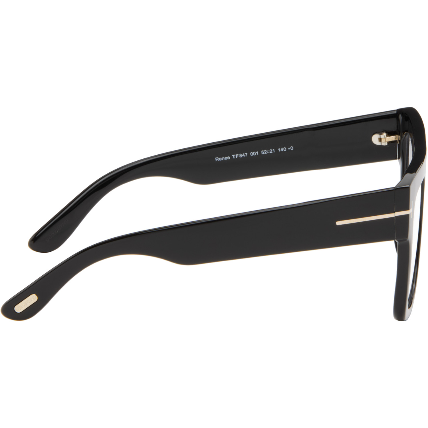  Tom Ford Black Renee Square Blue Light Glasses 