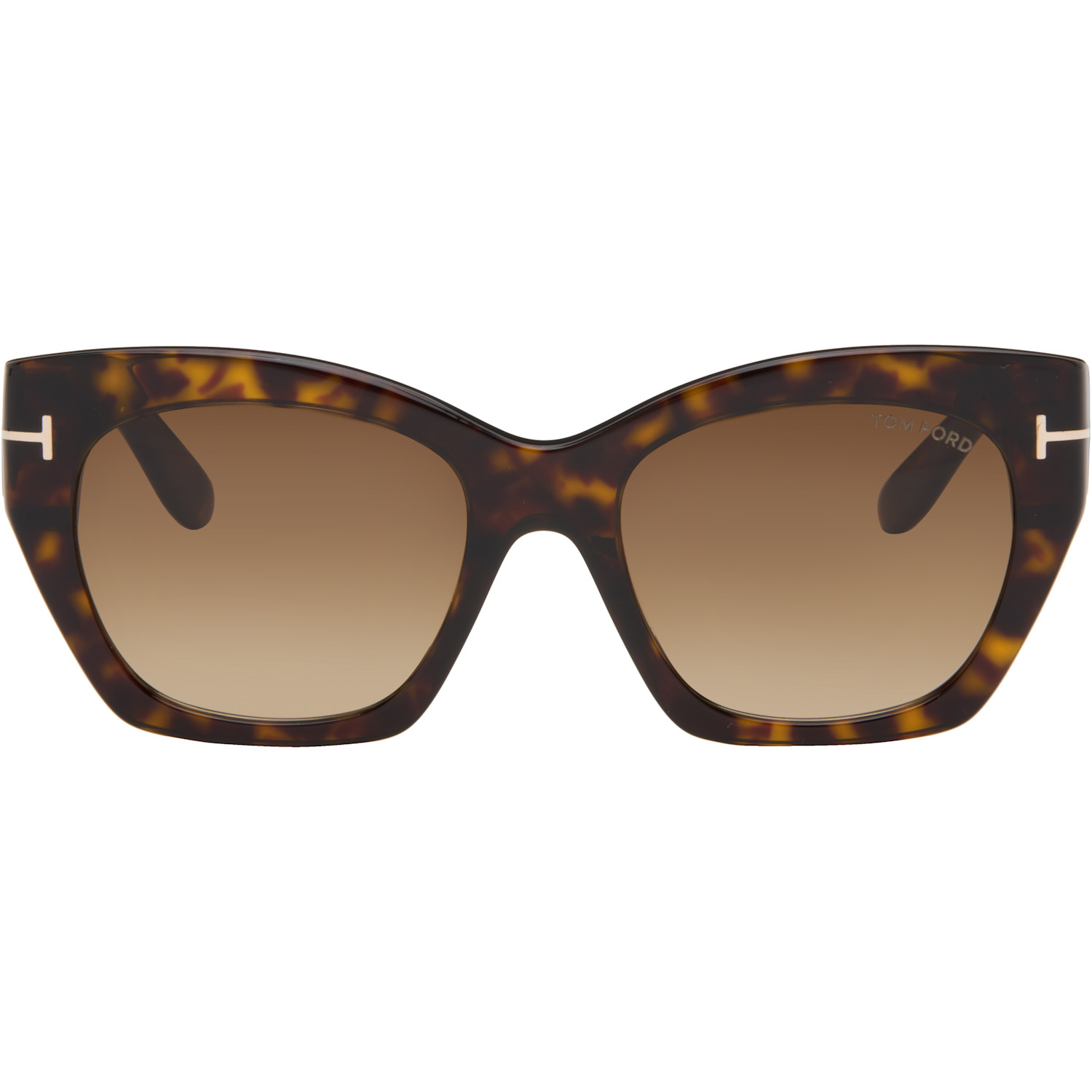 TOM FORD Brown Joni Sunglasses