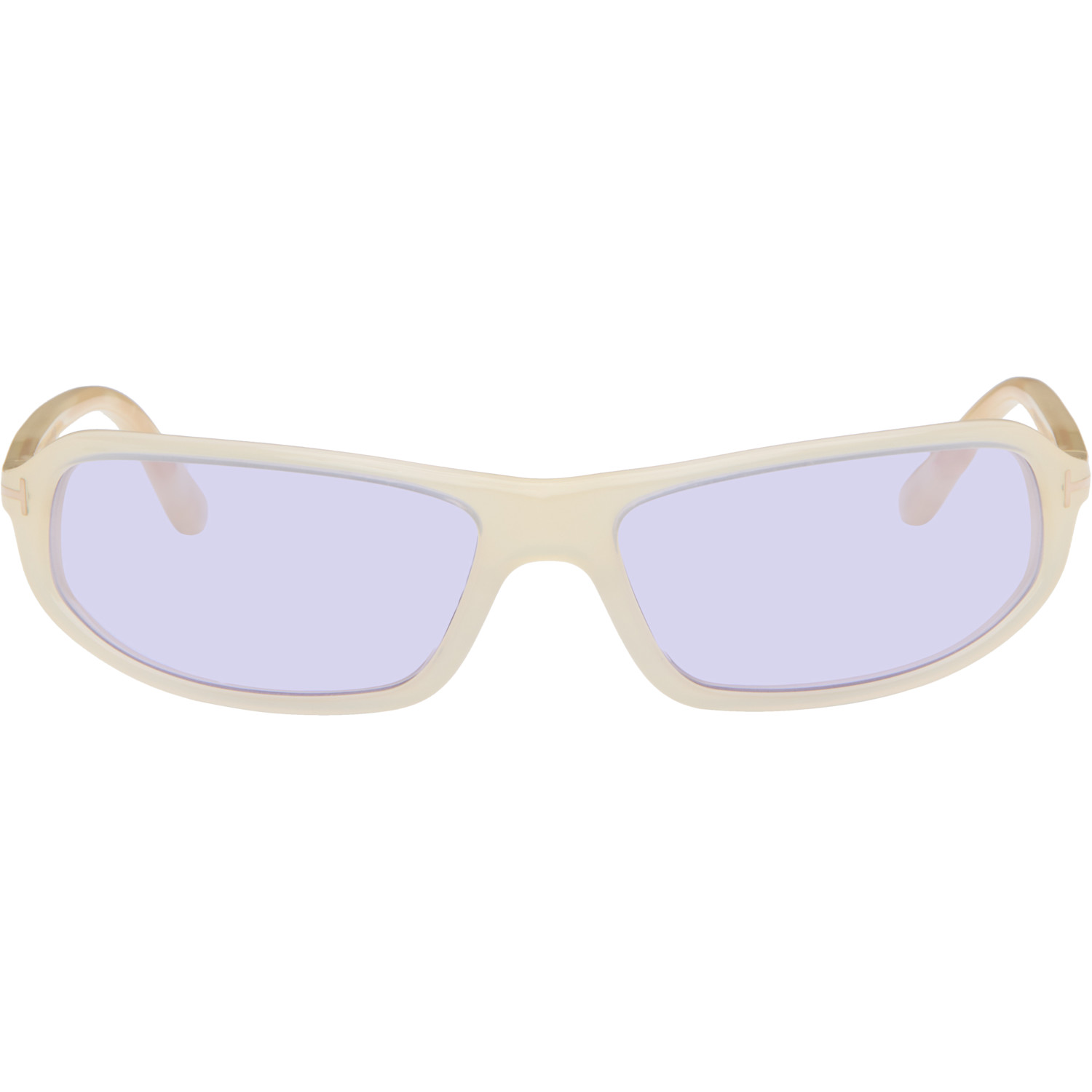 TOM FORD Off-White Addison Sunglasses