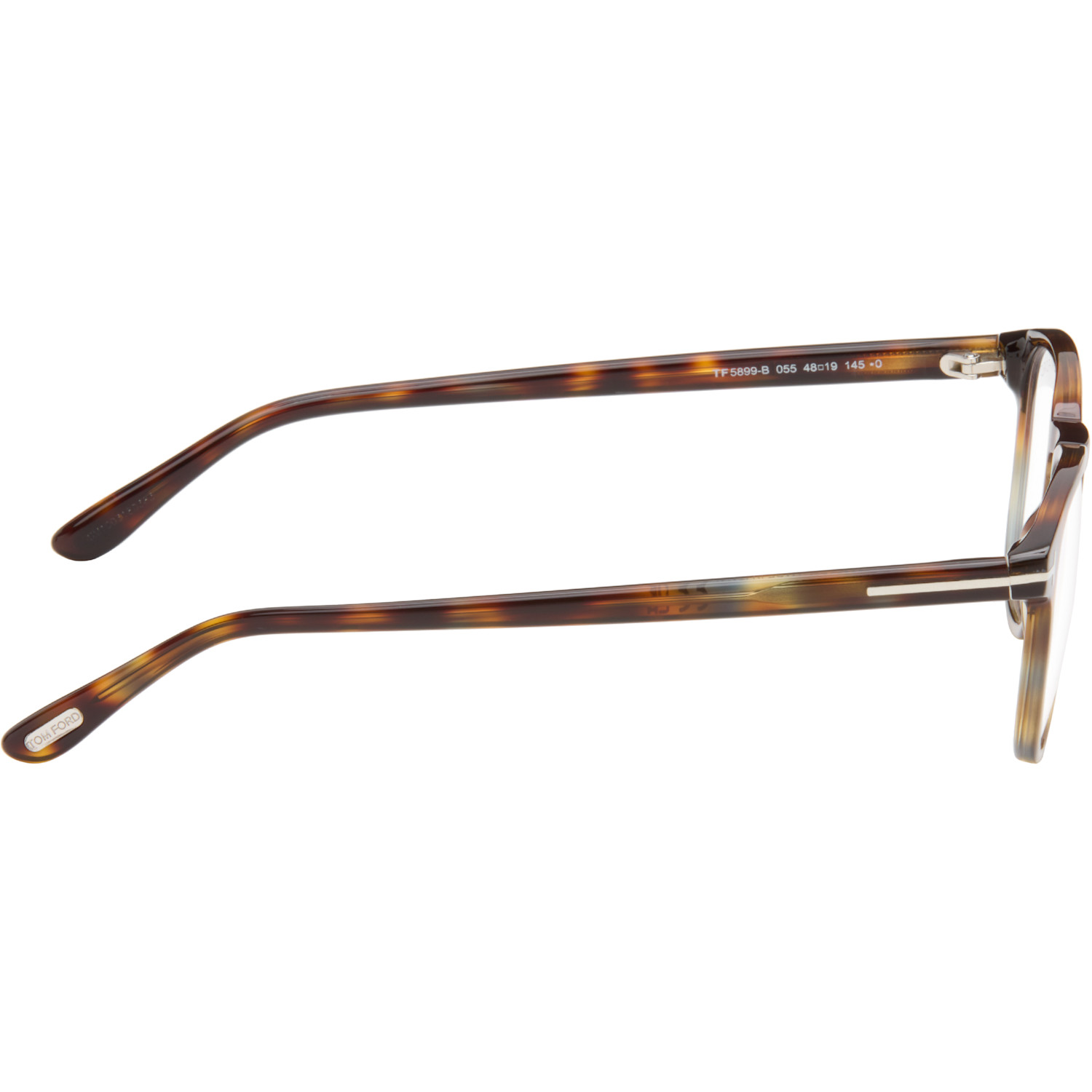 Tom Ford Brown Round Blue Light Glasses 