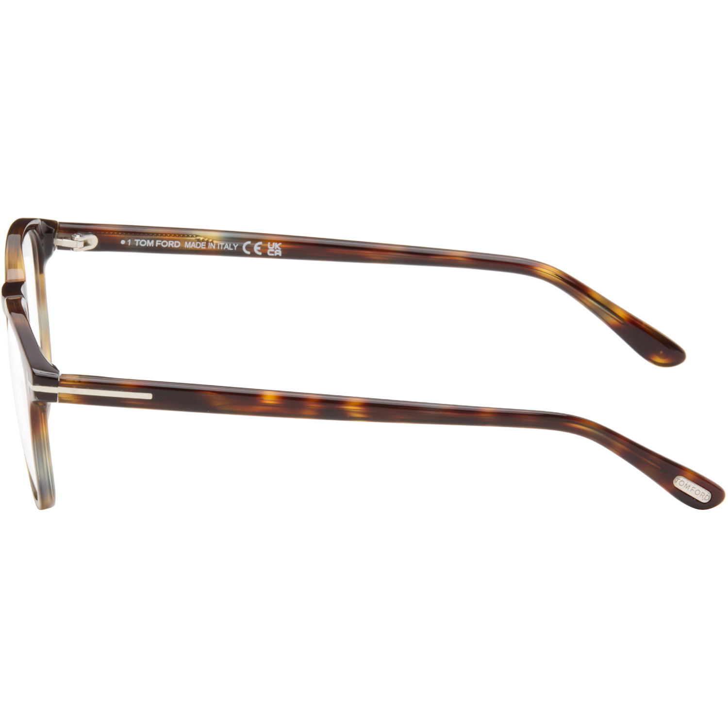 Tom Ford Brown Round Blue Light Glasses 