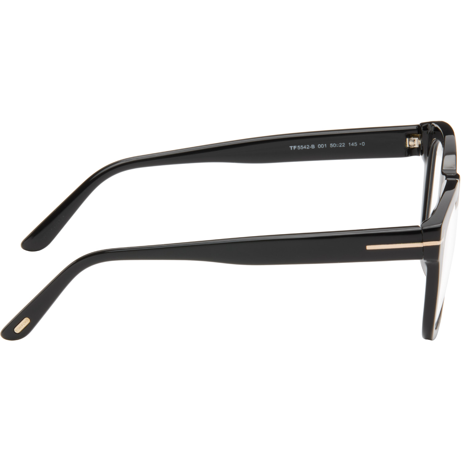  Tom Ford Black Blue Block Soft Square Blue Light Optical Glasses 