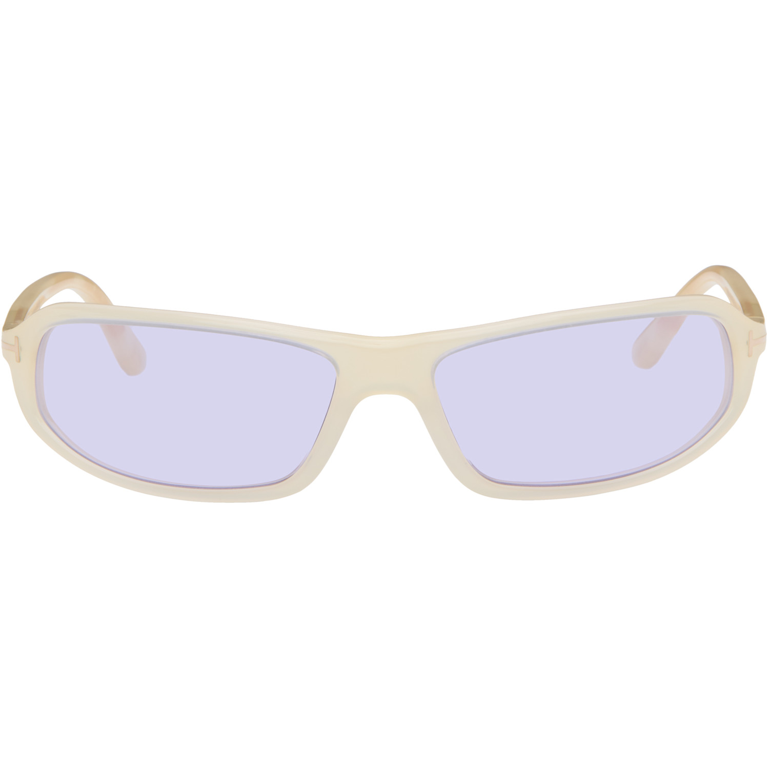 TOM FORD Off-White Addison Sunglasses