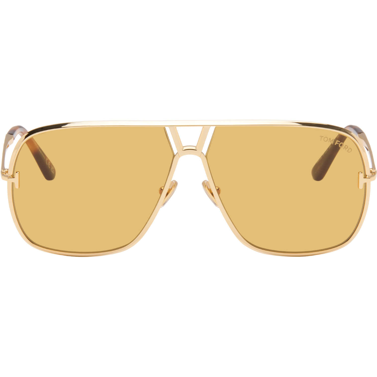TOM FORD Gold Stavros Sunglasses