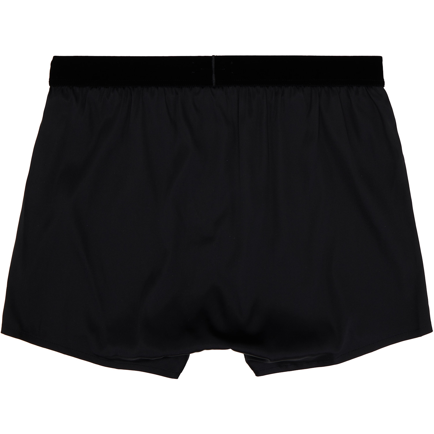 Tom Ford Black Silk Boxers In Black