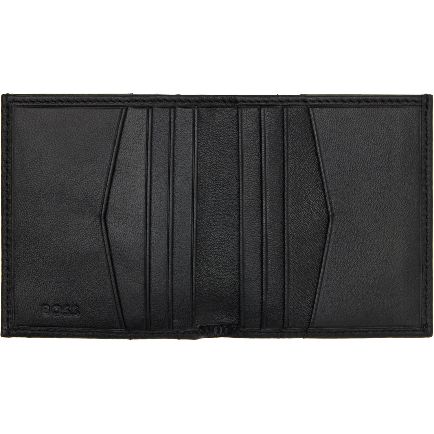  Boss Black Grained Leather Wallet 
