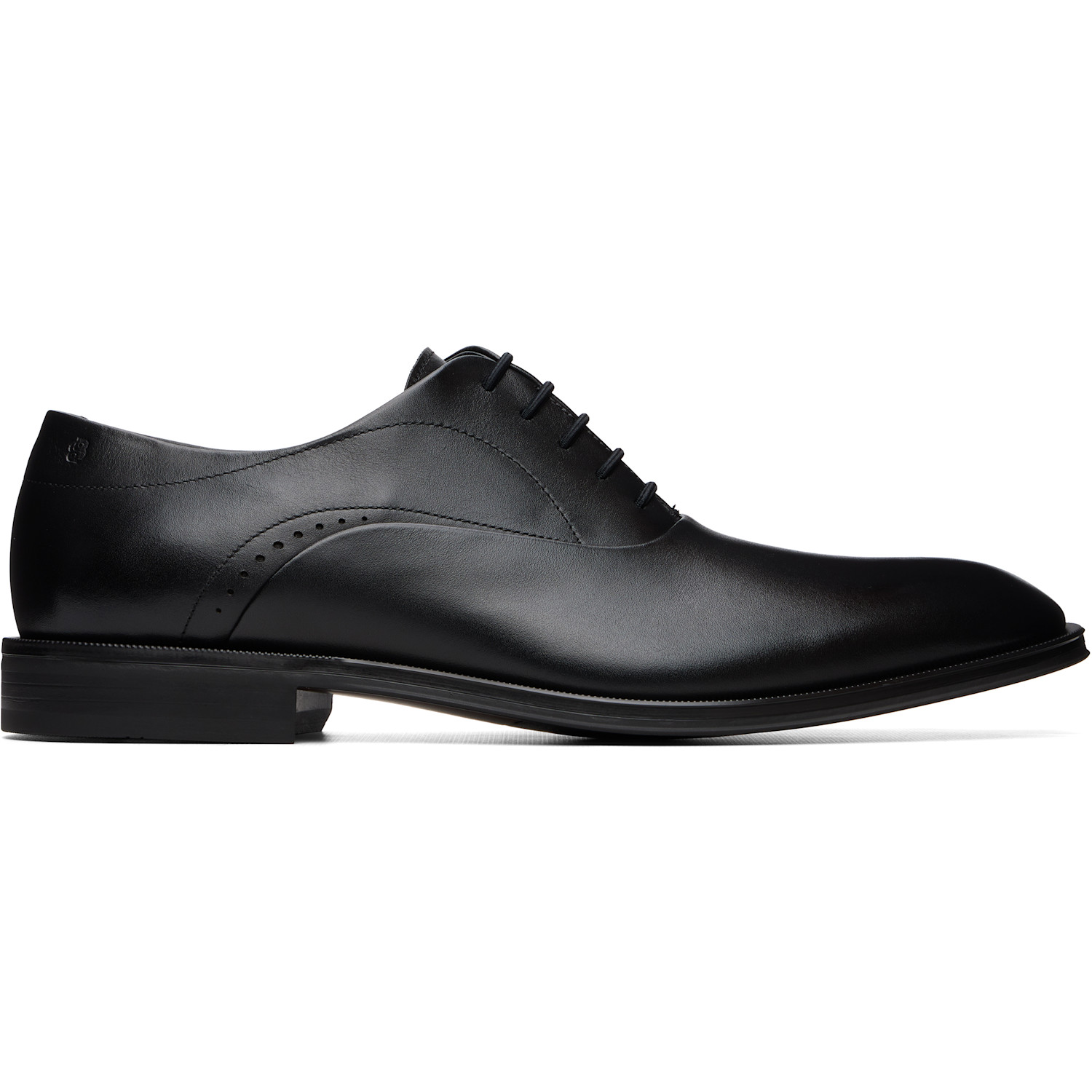BOSS Black Buffed Leather Oxfords