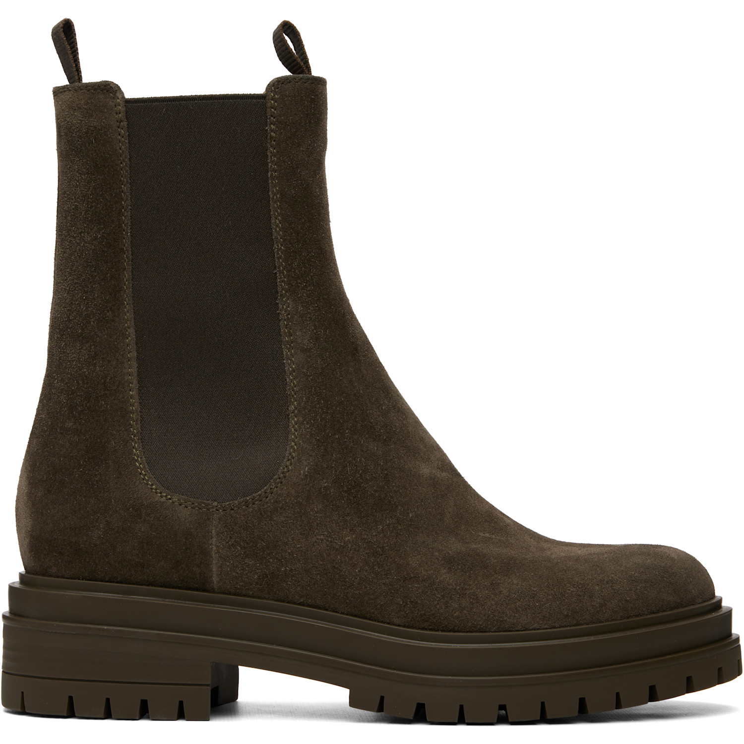 Gianvito Rossi Khaki Chester Boots