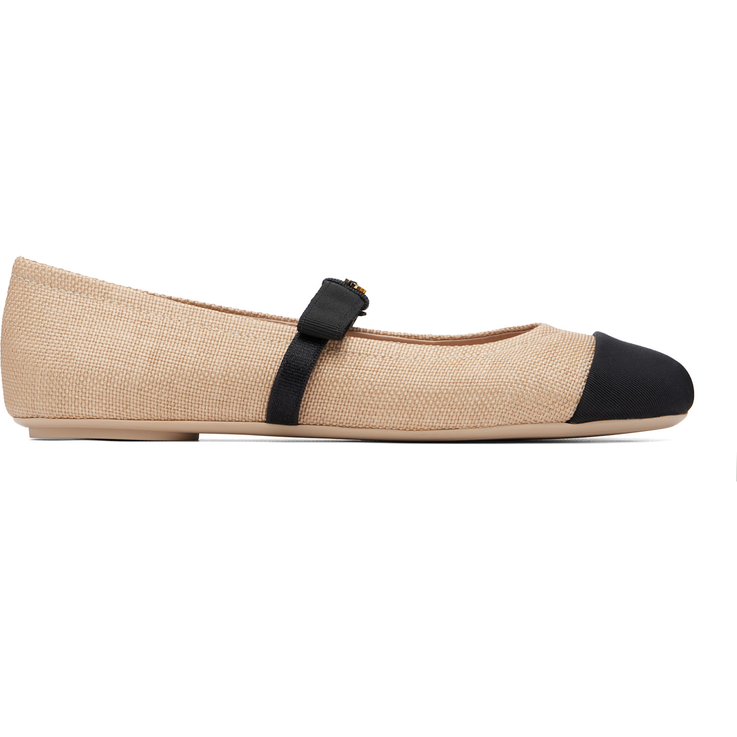 Gianvito Rossi Beige Minou Ballerina Flats