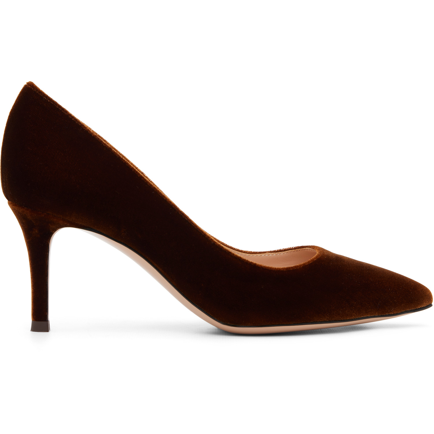 Gianvito Rossi Brown Gianvito 70 Heels