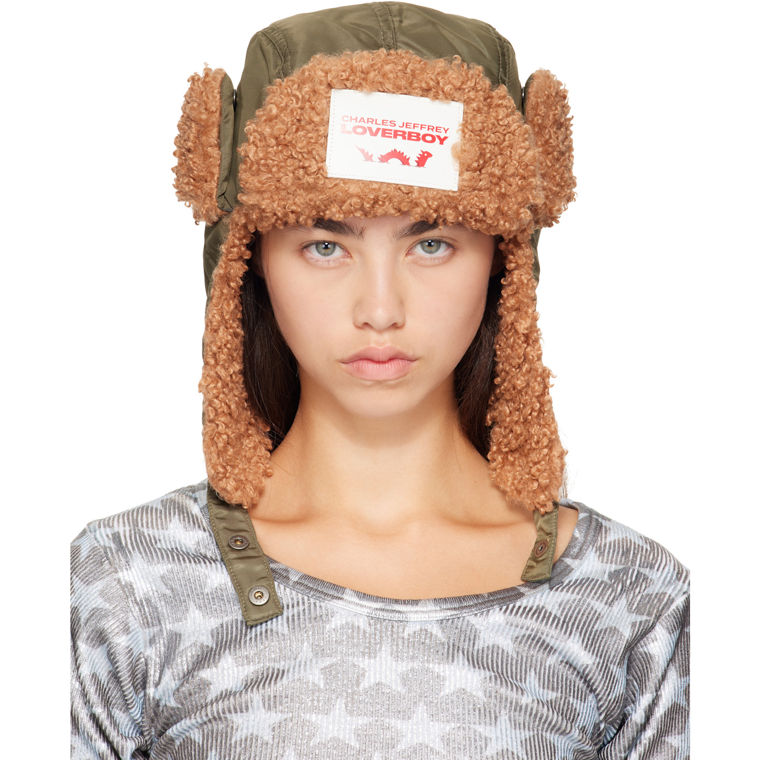 Charles Jeffrey LOVERBOY Khaki Trapper Hat