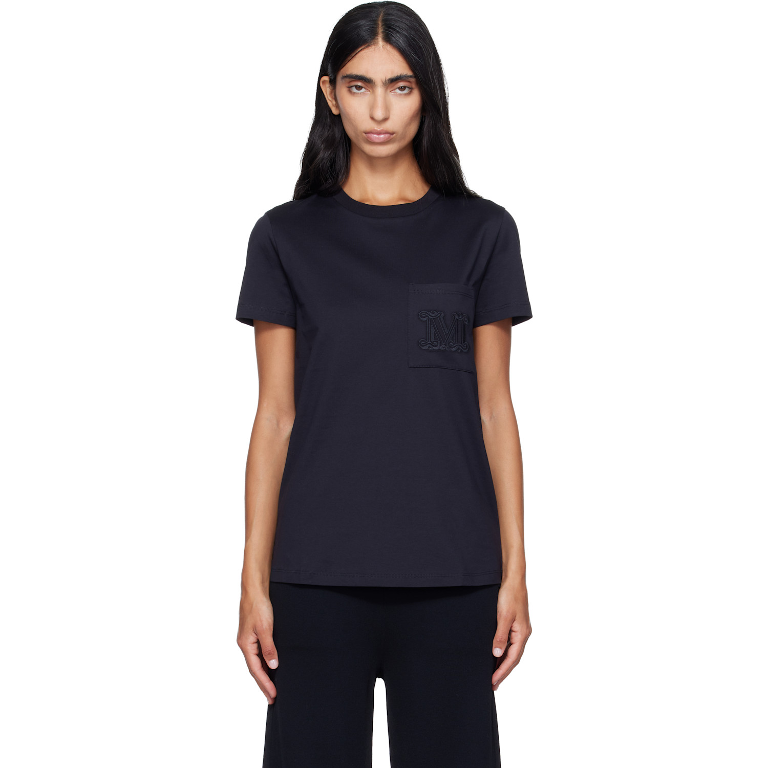 Max Mara Black Papaia T-shirt