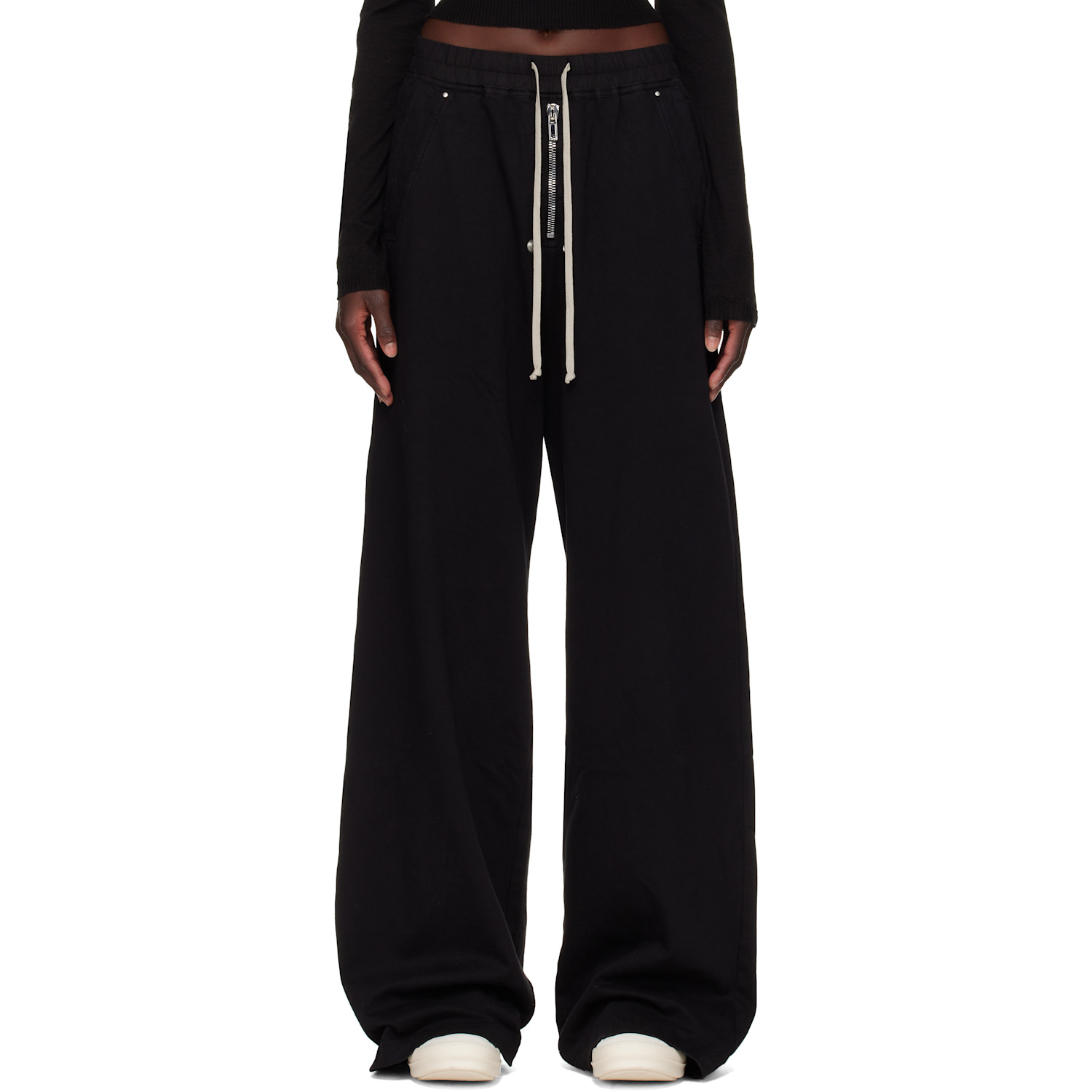 Rick Owens DRKSHDW Black Tower Geth Belas Sweatpants