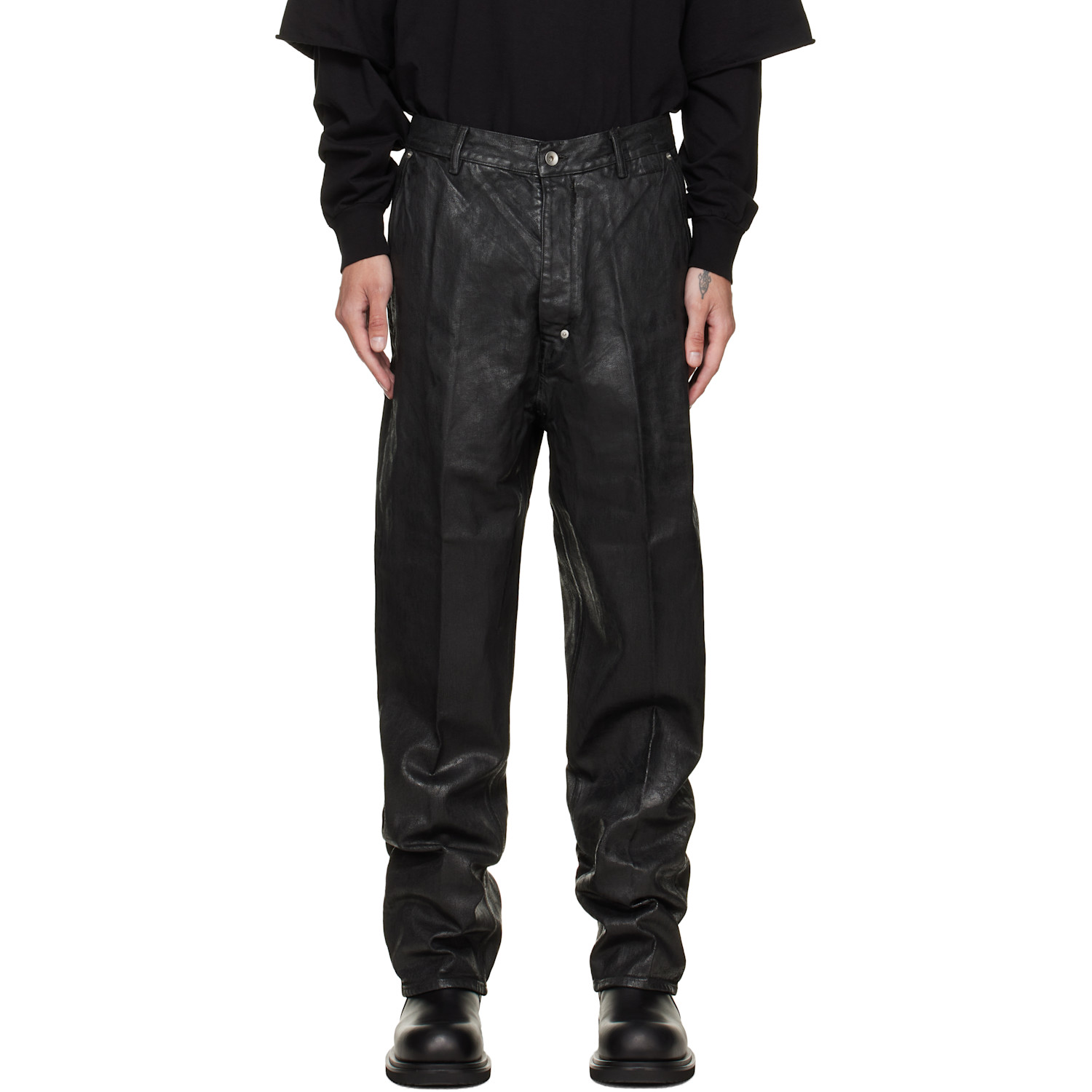 Rick Owens DRKSHDW Black Tower Joris Jeans