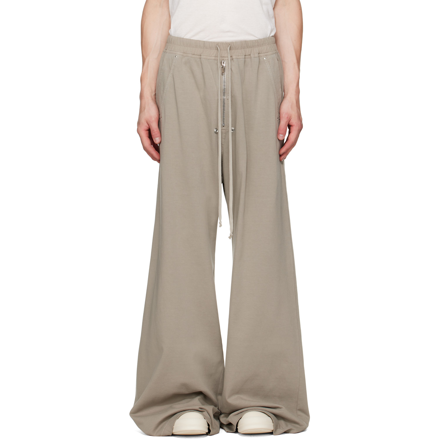 Rick Owens DRKSHDW Gray Tower Geth Belas Sweatpants