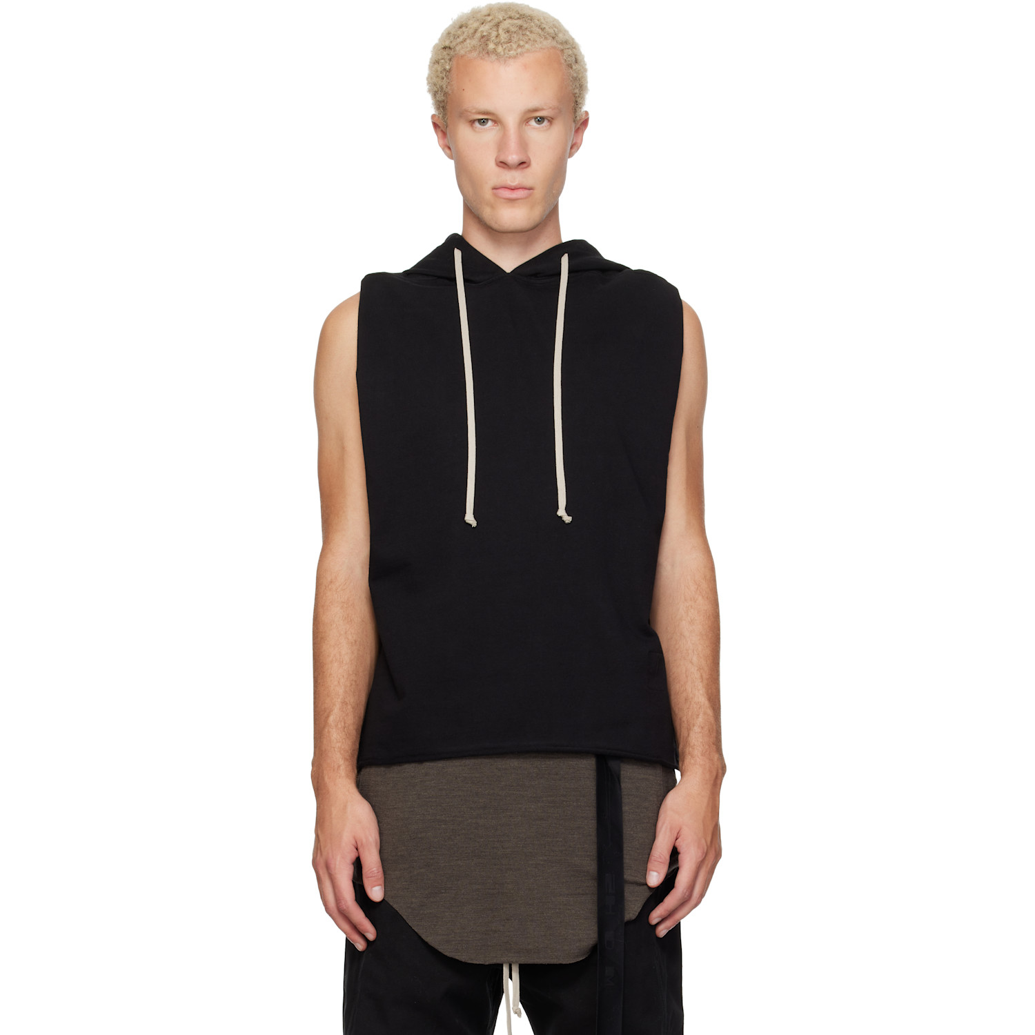 Rick Owens DRKSHDW Black Tower Tunic Hoodie