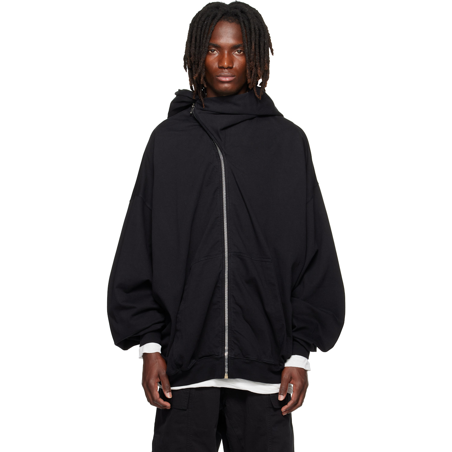 Rick Owens DRKSHDW Black Tower Mountain Hun Hoodie