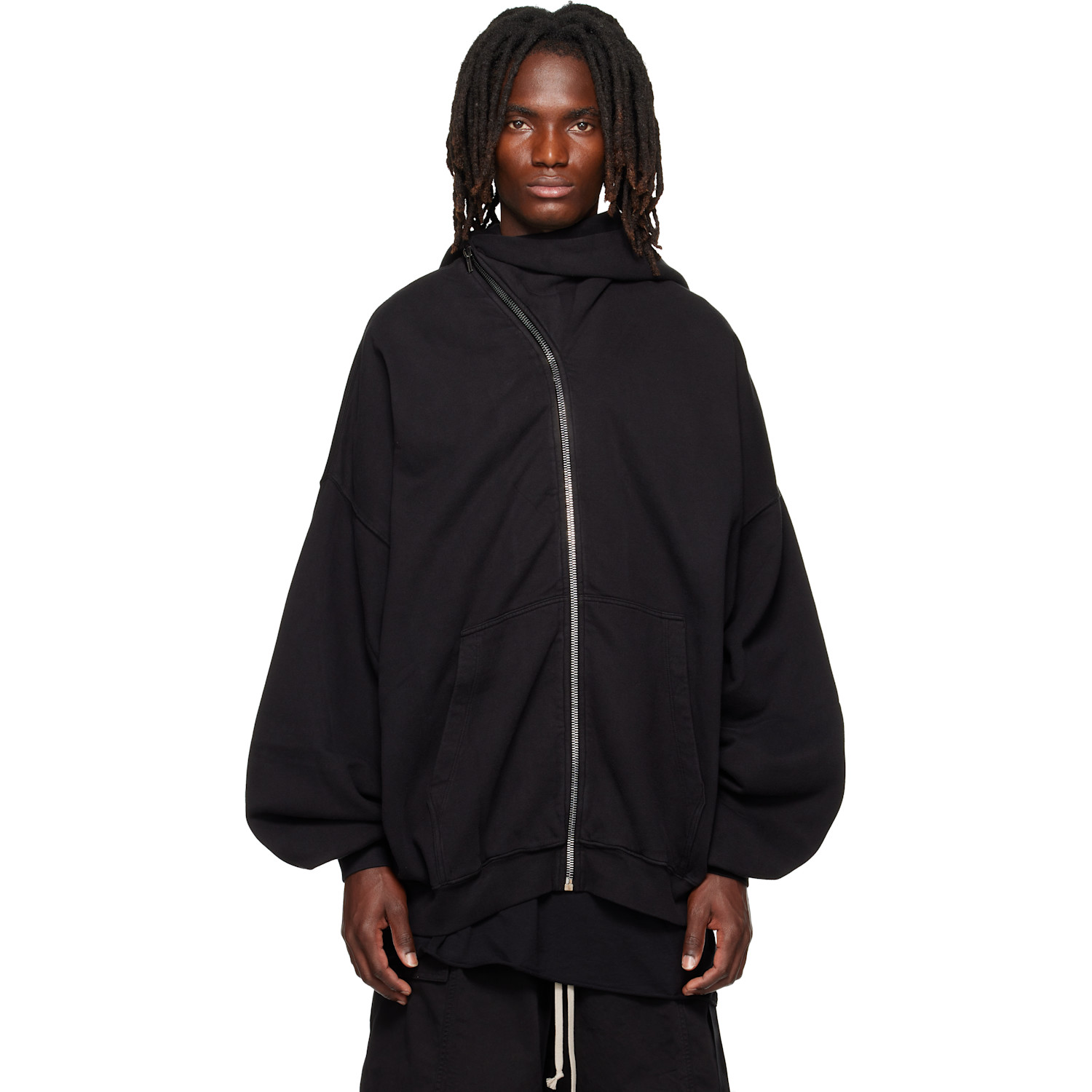 Rick Owens DRKSHDW Black Tower Mountain Hun Hoodie