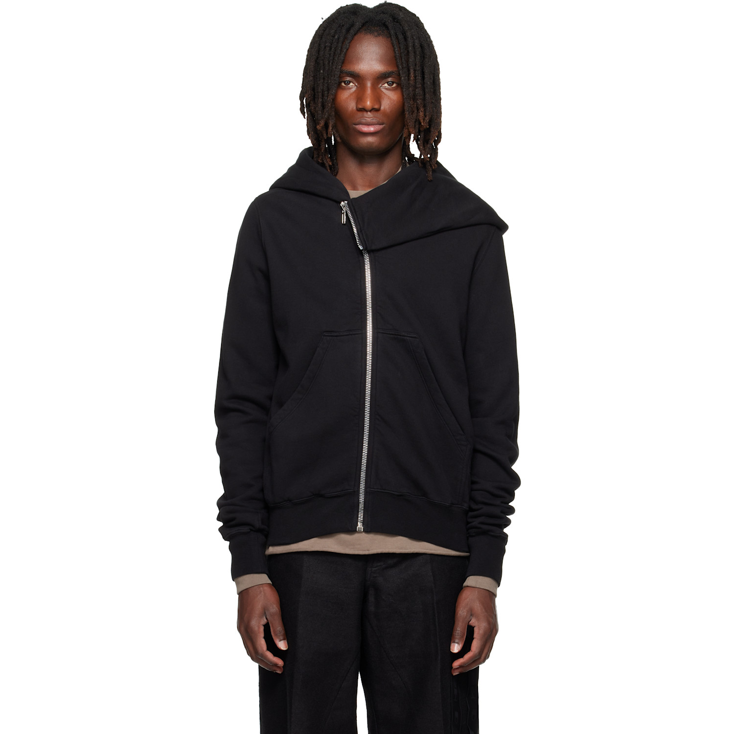Rick Owens DRKSHDW Black Tower Mountain Hoodie