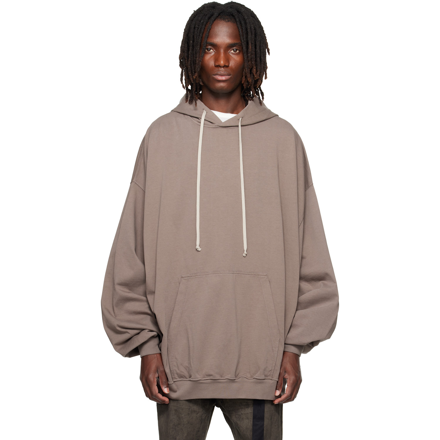 Rick Owens DRKSHDW Gray Tower Hun Hoodie