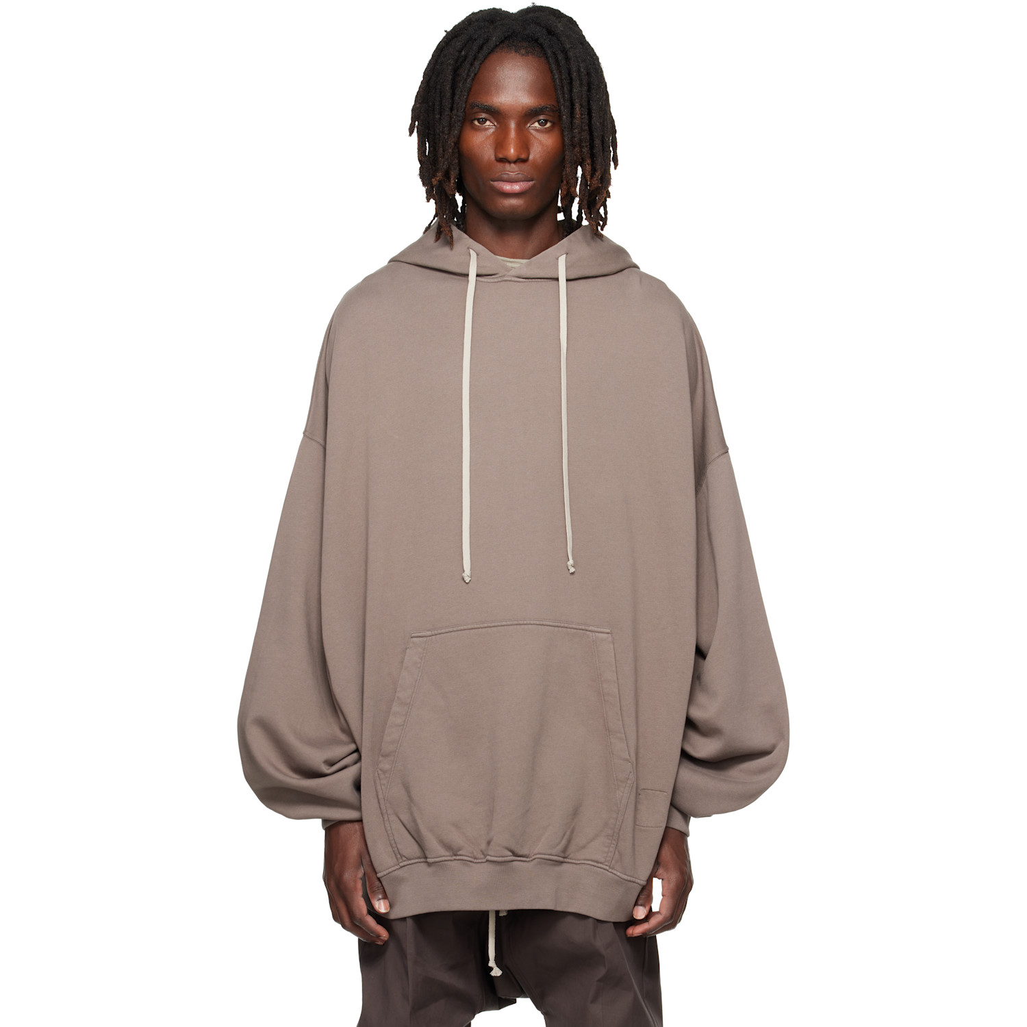 Rick Owens DRKSHDW Gray Tower Hun Hoodie
