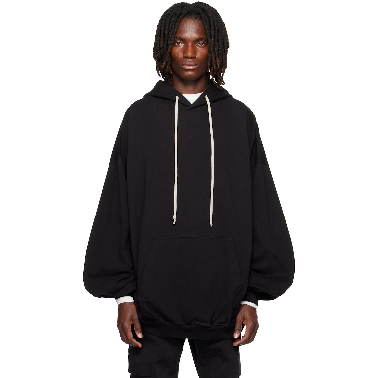 Rick Owens DRKSHDW Black Tower Hun Hoodie
